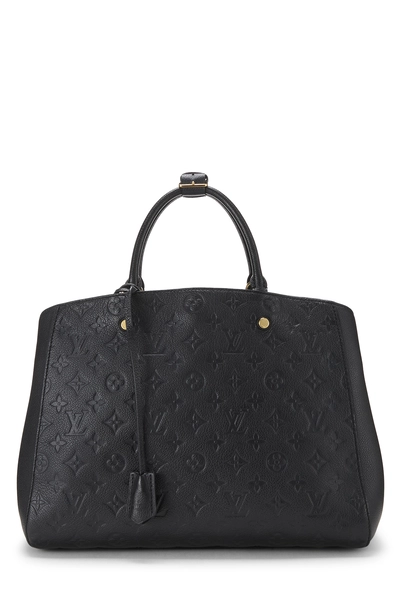 Louis Vuitton Black Monogram Empreinte Montaigne GM — photo 1
