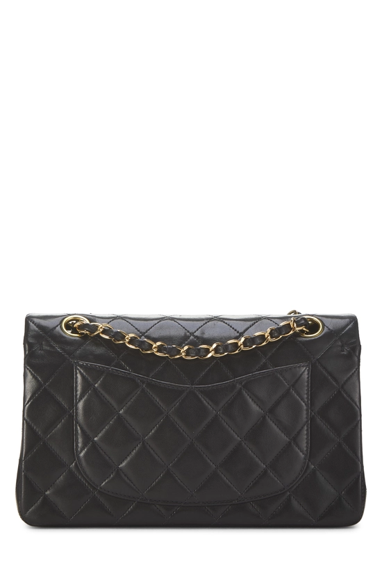 Black Quilted Lambskin Classic Double Flap Small, , large image number 3