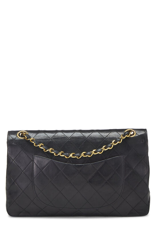 Black Quilted Lambskin Classic Double Flap Medium, , large image number 3