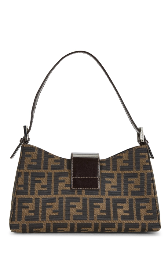 Brown Zucca Canvas Shoulder Bag, , large image number 3