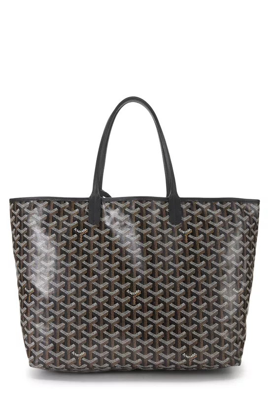 Black Goyardine Canvas Saint-Louis PM, , large image number 0