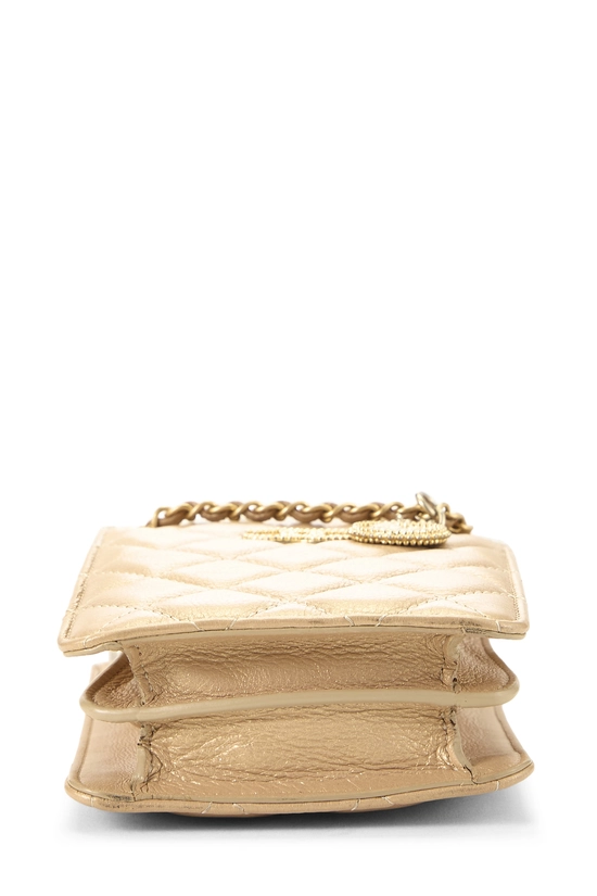 Beige Lambskin Leather Smartphone Holder, , large image number 4