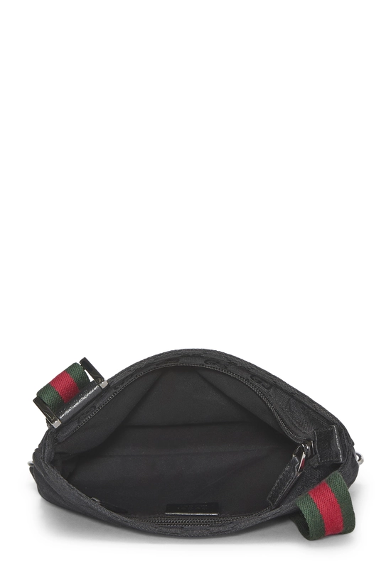 Black GG Canvas Web Strap Messenger Small, , large image number 5
