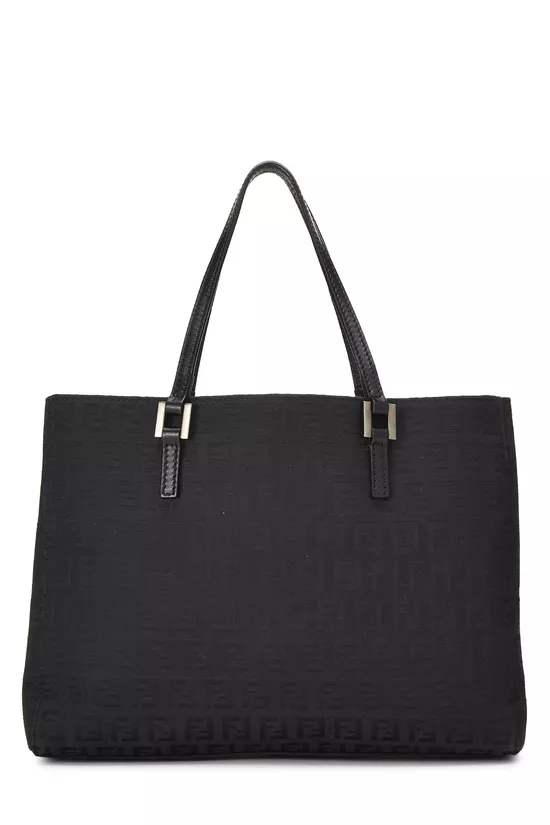 Black Zucchino Canvas Tote Small, , large image number 3