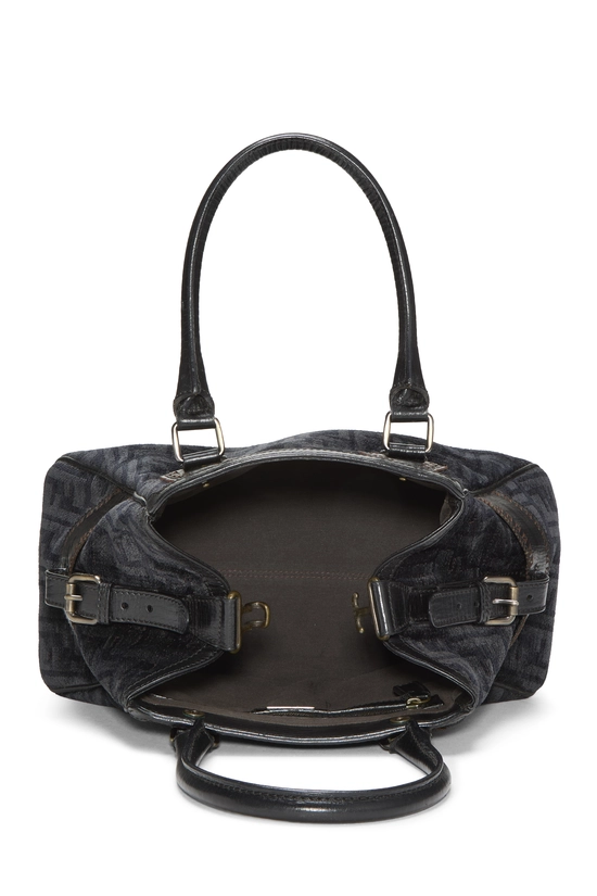 Black Zucca Velour Bag Du Jour Small, , large image number 4