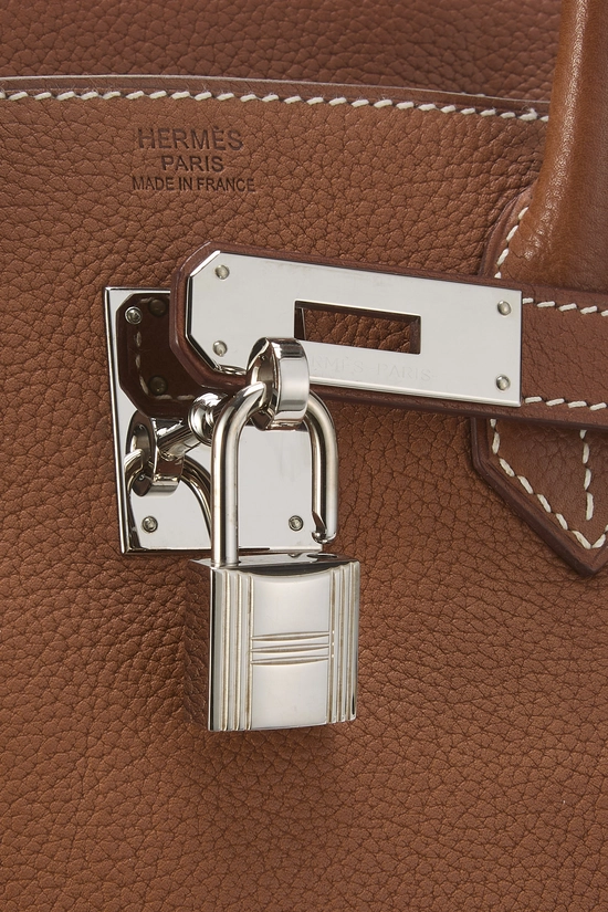 Fauve Barenia Faubourg Birkin 30, , large image number 7