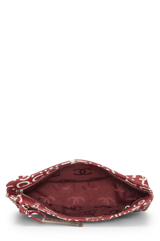 Red & White Canvas Rue Cambon Pouch, , large image number 5