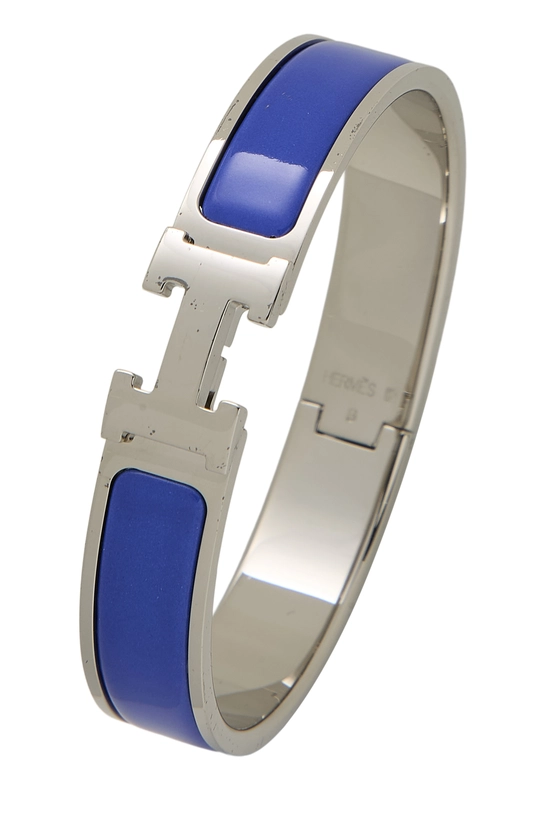 Blue Enamel Clic-Clac H Narrow PM, , large image number 0