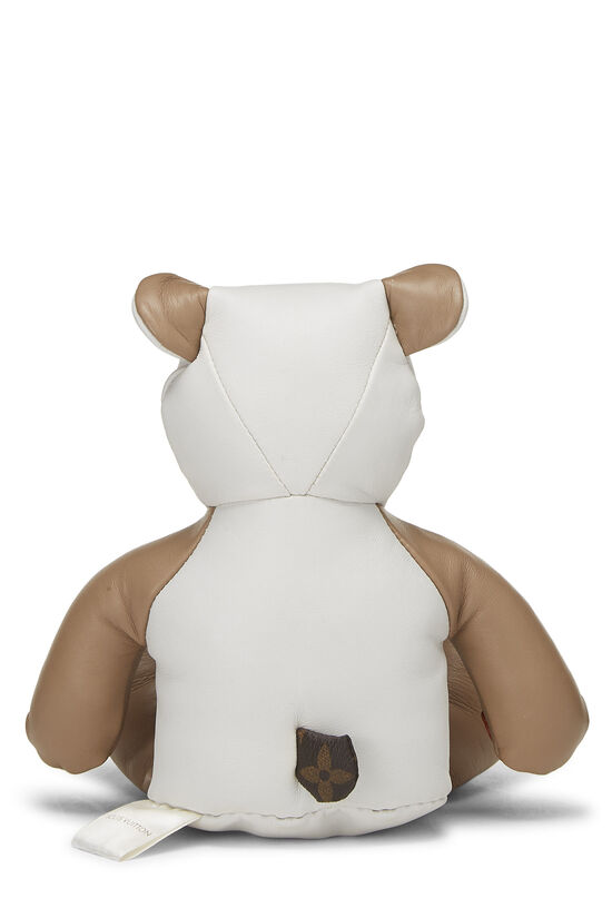 White Leather DouDou Teddy Bear, , large image number 2