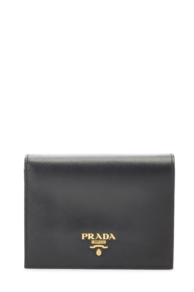Black Saffiano Bifold Wallet