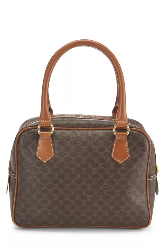 Brown Coated Canvas Macadam Handbag, , large image number 3