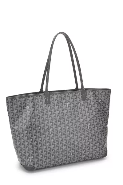 Grey Goyardine Canvas Artois MM, , large