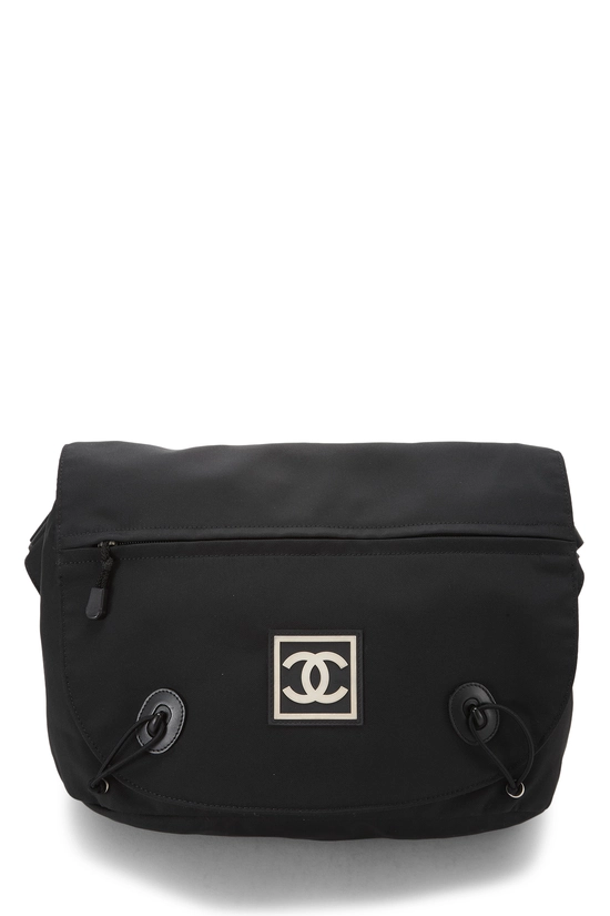 Black Nylon Sportline Messenger, , large image number 0