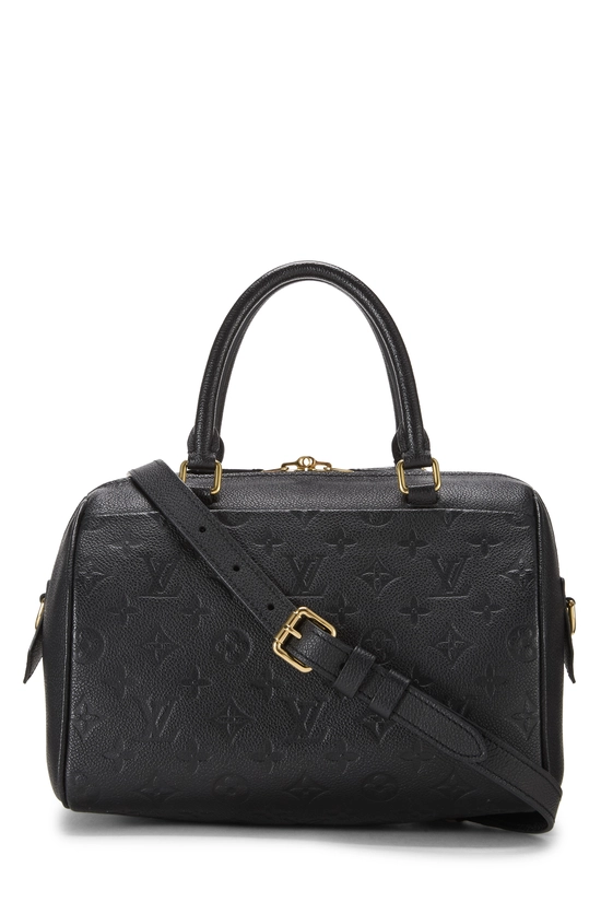 Black Monogram Empreinte Speedy Bandouliere 25, , large image number 3