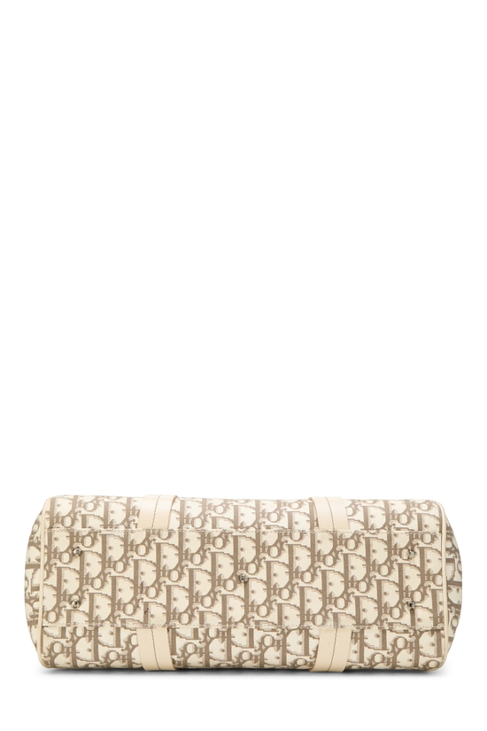 Beige Embroidered Floral Handbag Small, , large image number 4