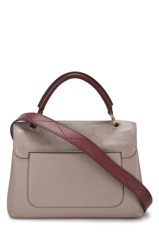Beige Calfskin Leather Very Top Handle Bag, , large image number 3