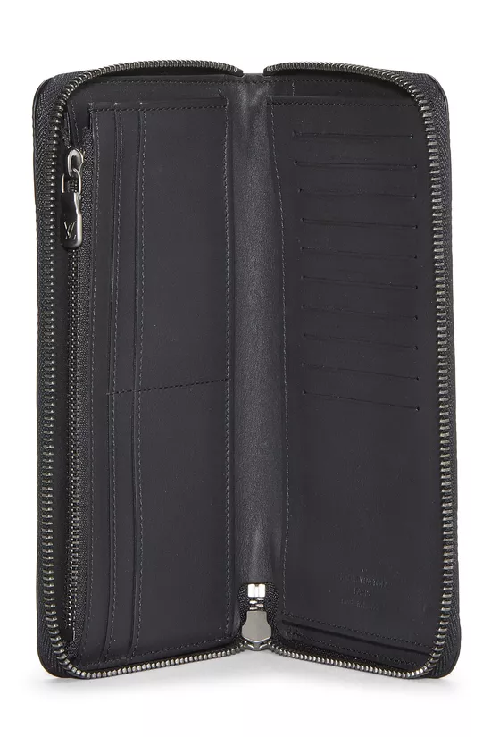 Black Damier Infini Zippy Vertical Wallet, , large image number 3
