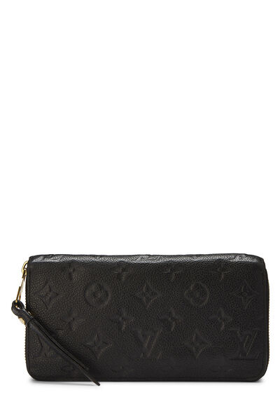 Black Monogram Empreinte Zippy Wallet