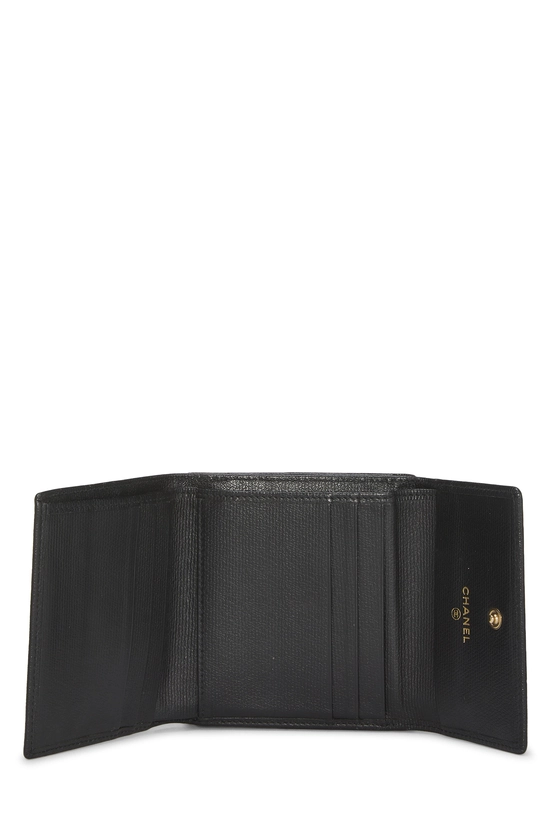 Black Calfskin Compact Wallet, , large image number 3