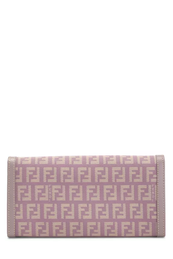 Purple Zucchino Canvas Long Wallet, , large image number 2
