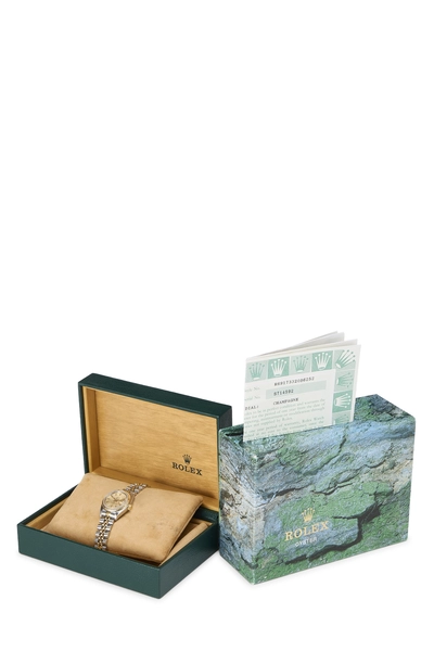 Stainless Steel 18K Gold Tapestry Datejust 69173 26mm, , large