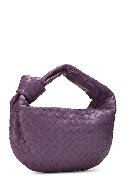 Bottega Veneta Purple Intrecciato Leather Teen Jodie — photo 2