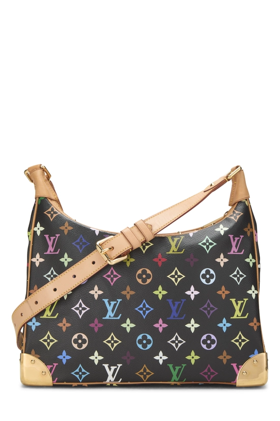 Takashi Murakami x Louis Vuitton Black Monogram Multicolore Boulogne, , large image number 3