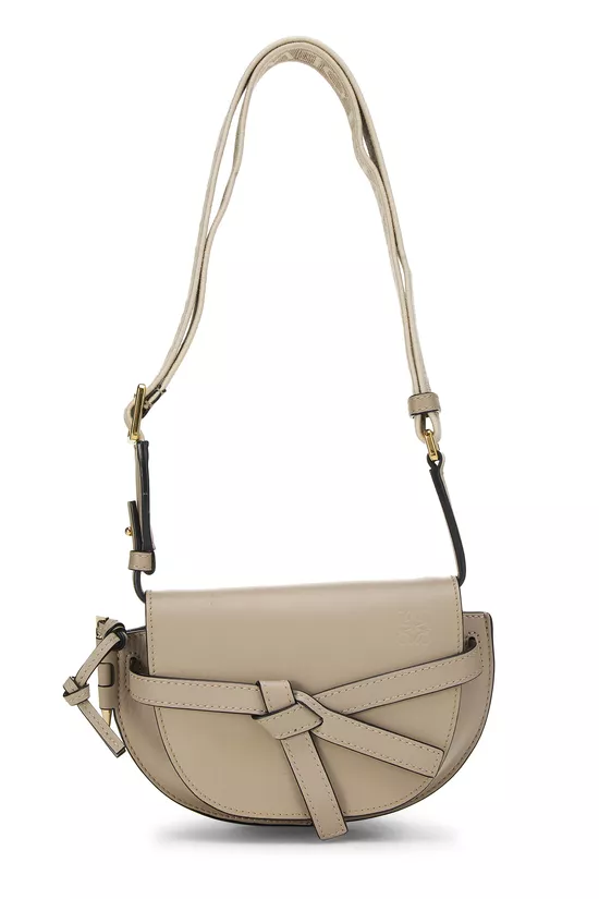 Grey Calfskin Gate Dual Bag Mini, , large image number 0