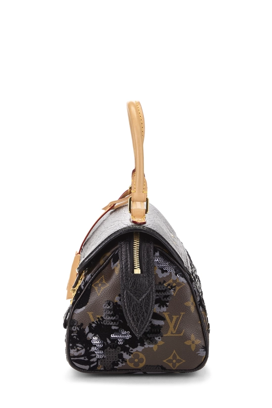 Black Monogram Fleur de Jais Carrousel Bag, , large image number 2