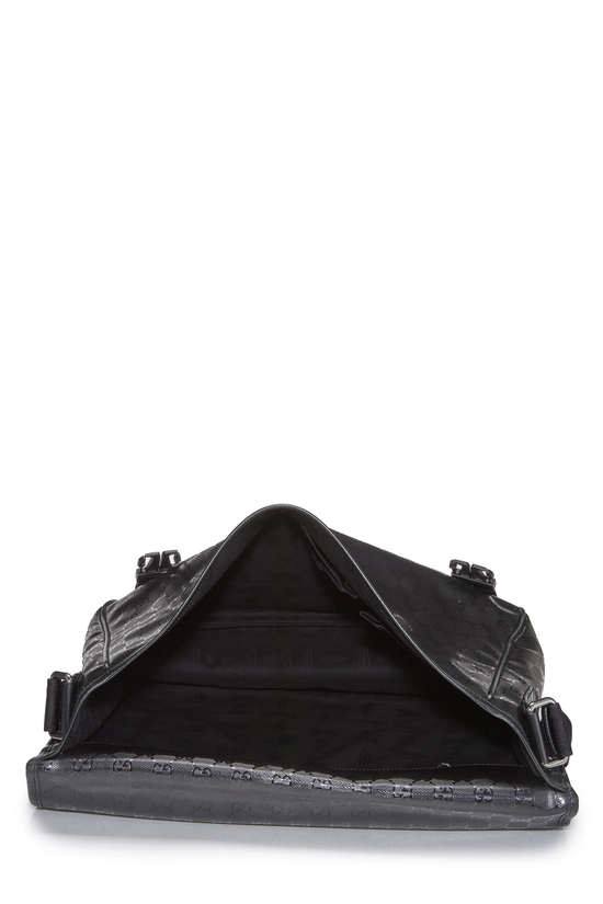 Black GG Imprime Buckle Flap Messenger Large, , large image number 5