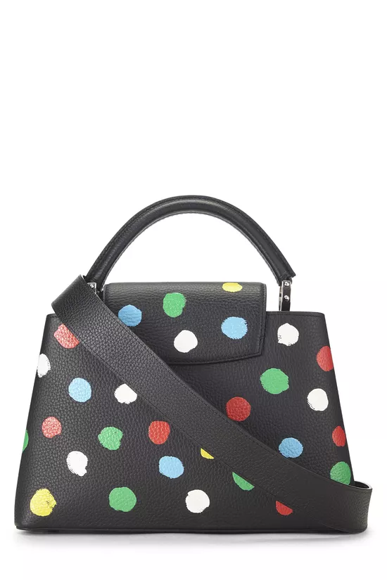 LV x YK Black & White Taurillon Capucines MM, , large image number 3