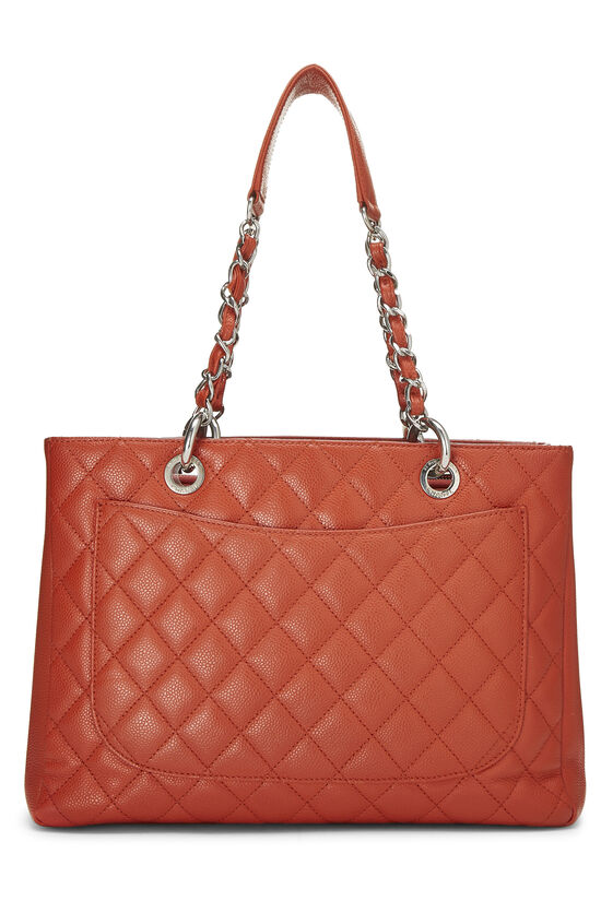 Orange Quilted Caviar Grand Shopping Tote (GST), , large image number 3