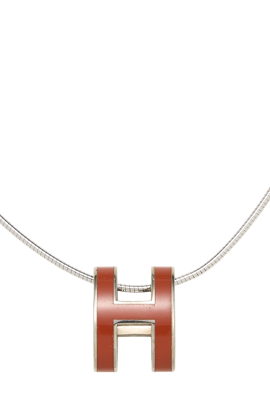 Orange Pop H Necklace, , large image number 1