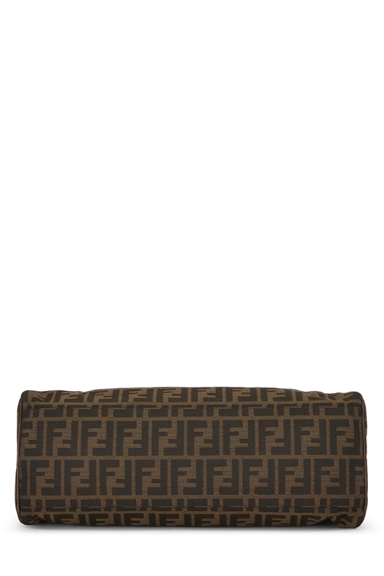 Brown Zucca Canvas Bag Du Jour, , large image number 4