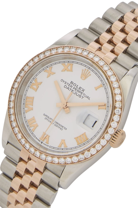 Everose Datejust White Roman Diamond Bezel 126281RBR 36mm, , large image number 1