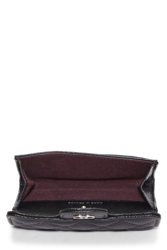 Black Caviar Classic Flap Card Holder, , large image number 3