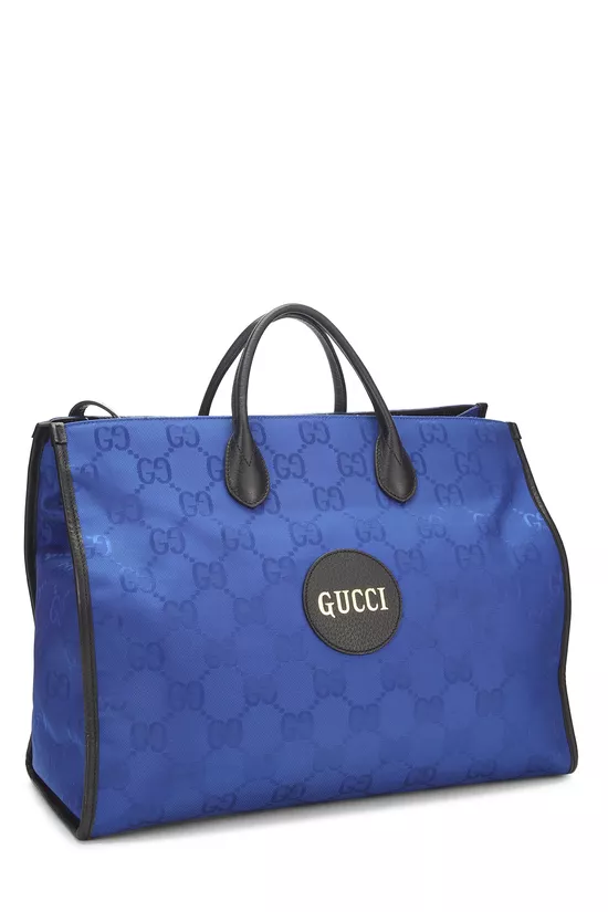 Blue GG Nylon Off the Grid Tote Bag, , large image number 1
