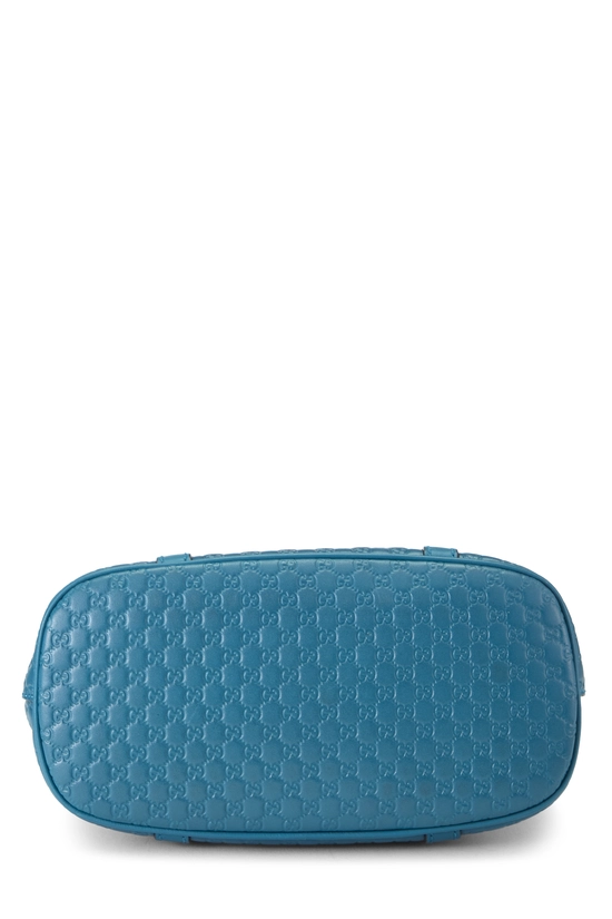 Blue Microguccissima Nice Dome Bag Small, , large image number 4