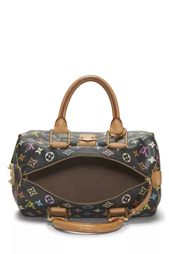 Takashi Murakami x Louis Vuitton Black Monogram Multicolore Speedy 30, , large image number 5