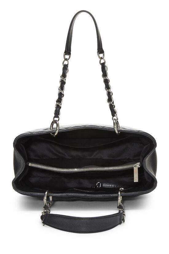 Black Quilted Caviar Grand Shopping Tote (GST), , large image number 5