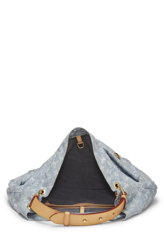 Blue Monogram Denim Daily GM, , large image number 5