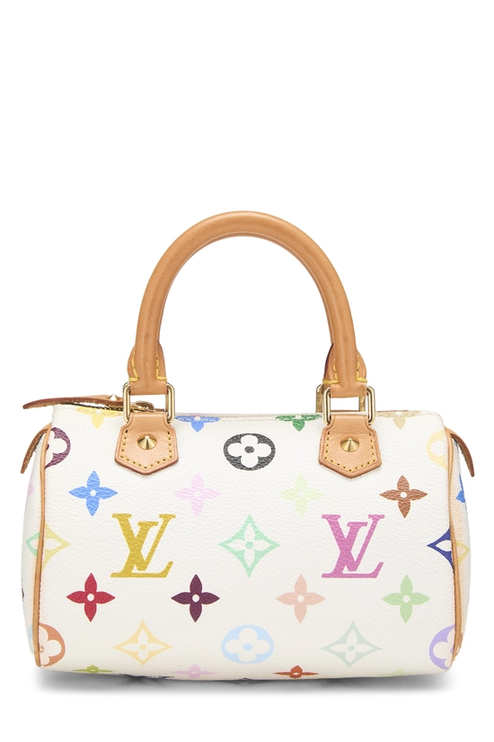 Takashi Murakami x Louis Vuitton White Monogram Multicolore HL Speedy Mini, , large image number 0