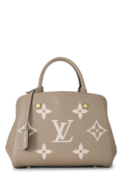 Louis Vuitton Grey Monogram Empreinte Montaigne BB — photo 1