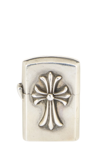 Sterling Silver Cross Zippo Lighter 