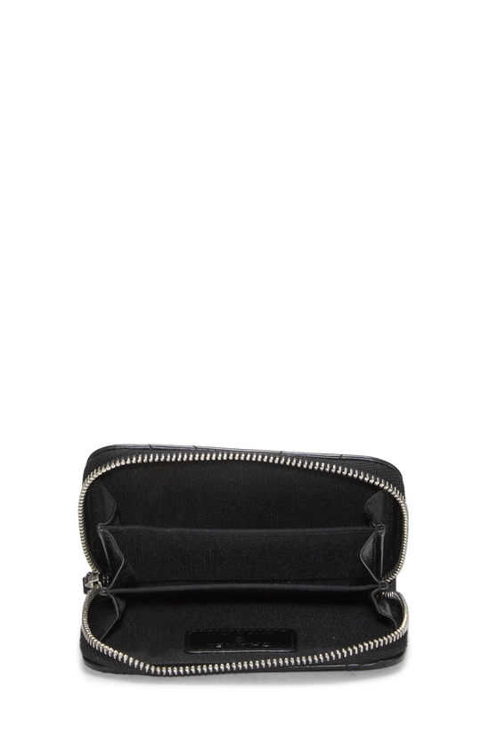 Black Studded Camellia Coin Purse, , large image number 3