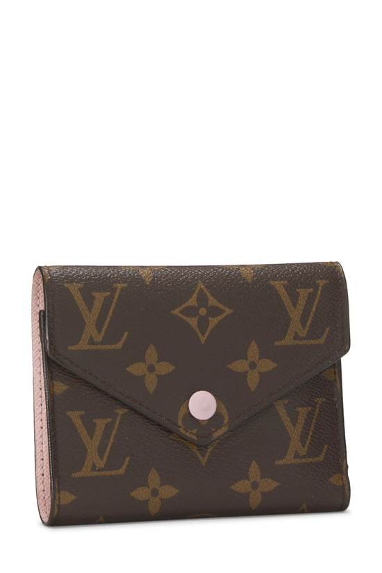Pink Monogram Canvas Victorine Wallet, , large image number 1