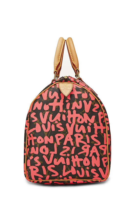 Stephen Sprouse x Louis Vuitton Monogram PInk Graffiti Speedy 30, , large image number 3