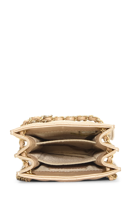 Beige Lambskin Leather Smartphone Holder, , large image number 5