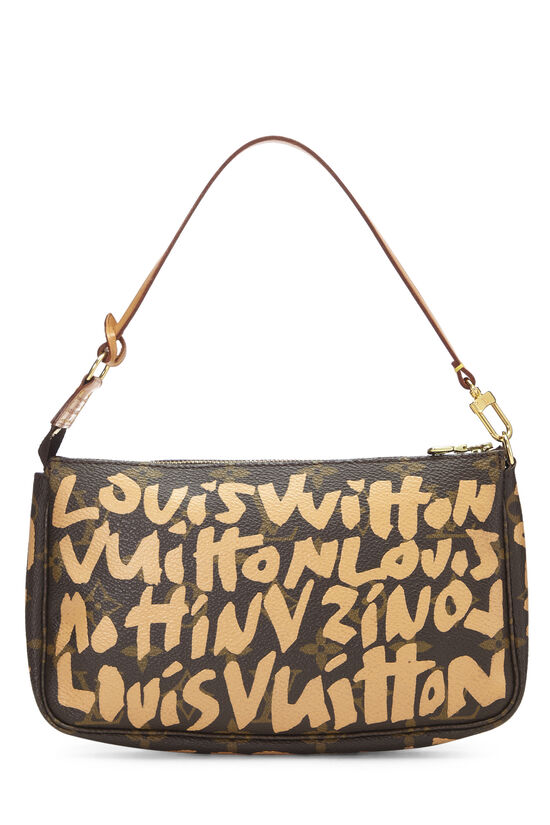 Louis Vuitton x Stephen Sprouse Green Monogram Graffiti Pochette