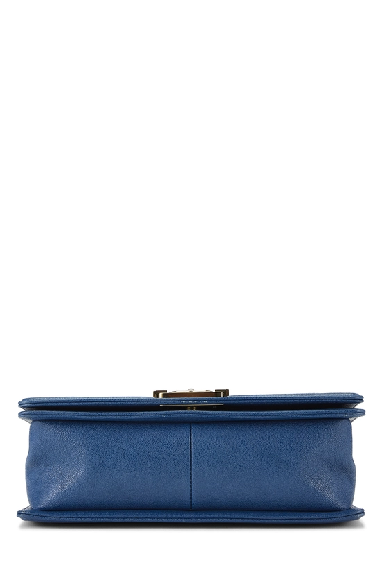 Blue Chevron Caviar Boy Bag Medium, , large image number 4